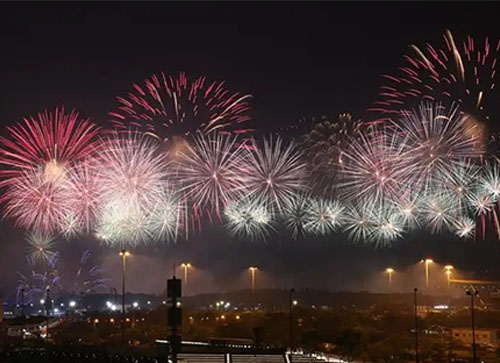 丰城市焰火晚会
